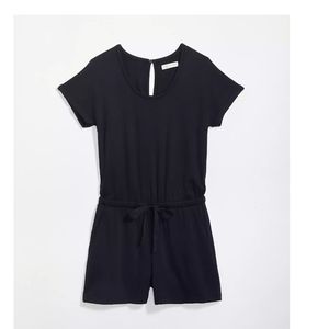 Lou&Grey Soft Navy Romper Playsuit Pockets Lounge